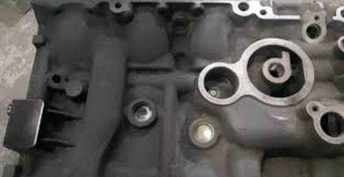 Solda em motor trincado